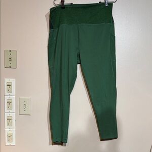 Forest Green Kids Leggings